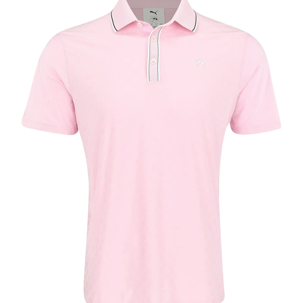 Puma Golf Shirts^X AP Tipped Jacquard hirt Poo hort eeve Gof Appare