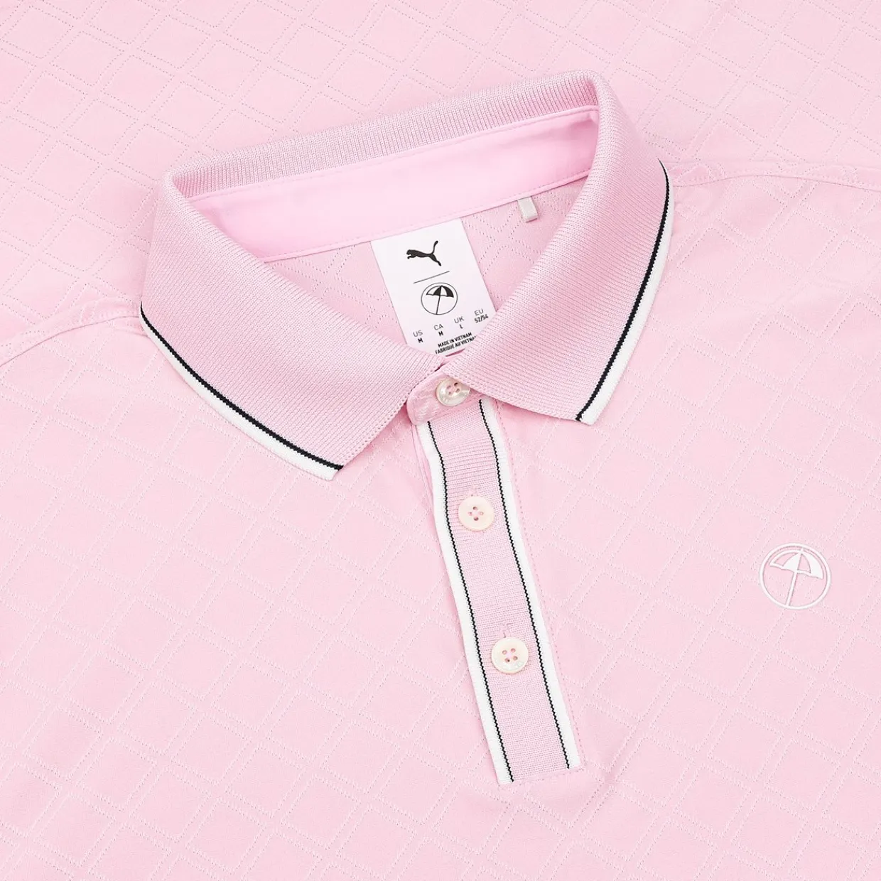Puma Golf Shirts^X AP Tipped Jacquard hirt Poo hort eeve Gof Appare