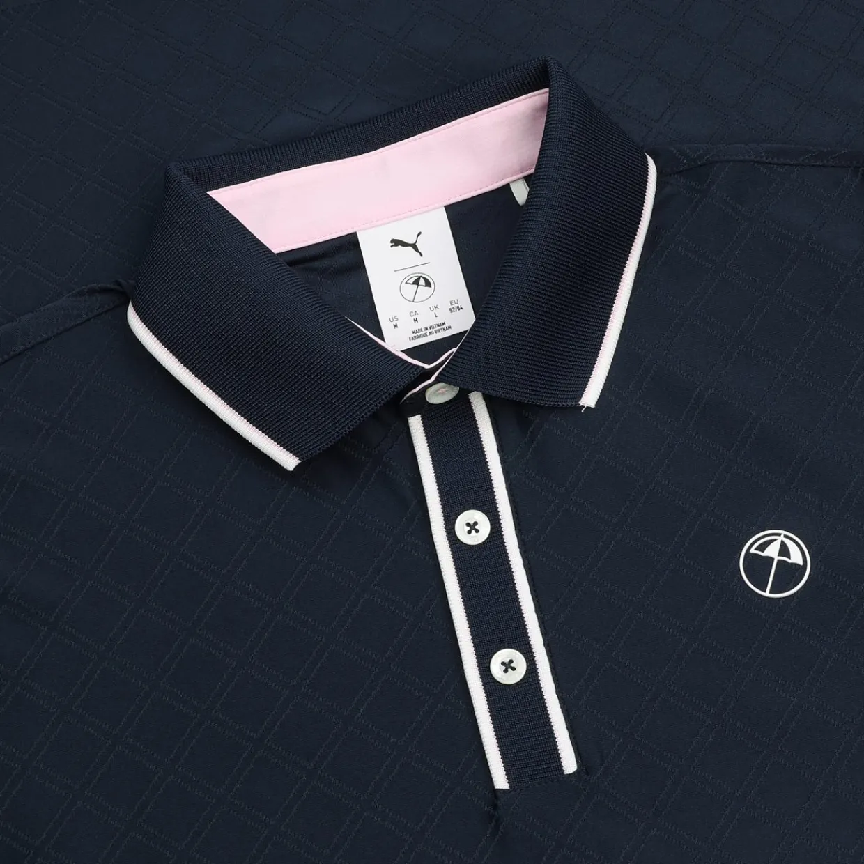 Puma Golf Shirts^X AP Tipped Jacquard hirt Poo hort eeve Gof Appare