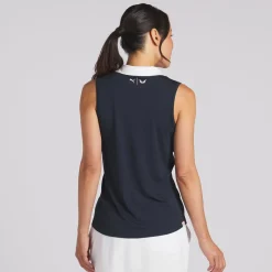 Puma Ladies Golf Apparel^X Voition Piped eevee hirt Poo hort eeve Gof Appare