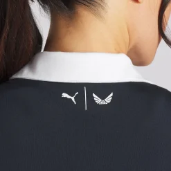 Puma Ladies Golf Apparel^X Voition Piped eevee hirt Poo hort eeve Gof Appare
