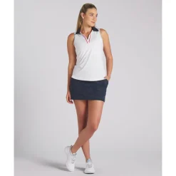 Puma Ladies Golf Apparel^X Voition Piped eevee hirt Poo hort eeve Gof Appare