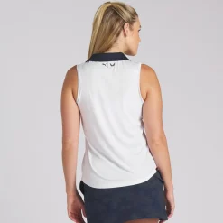 Puma Ladies Golf Apparel^X Voition Piped eevee hirt Poo hort eeve Gof Appare