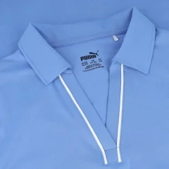 Kids Puma Kids Golf Apparel^Youth Gir COUDPUN Piped eevee hirt Poo hort eeve Gof Appare