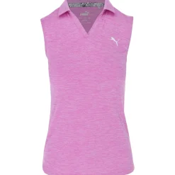 Kids Puma Kids Golf Apparel^Youth Gir eevee Heather hirt Poo hort eeve Gof Appare