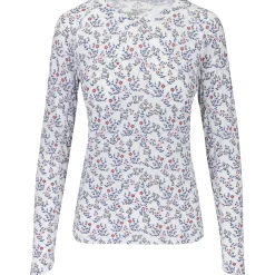 Puma Ladies Golf Apparel^You-V icro Fora Crew Top hirt Poo ong eeve Gof Appare
