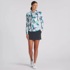Puma Ladies Golf Apparel^You V Paradie 1/4 Zip Outerwear Puover Gof Appare