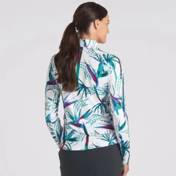 Puma Ladies Golf Apparel^You V Paradie 1/4 Zip Outerwear Puover Gof Appare