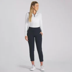 Puma Ladies Golf Apparel^You V hirt Poo ong eeve Gof Appare