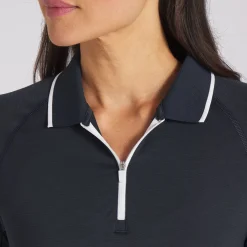 Puma Ladies Golf Apparel^You V hirt Poo ong eeve Gof Appare