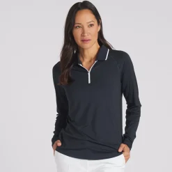 Puma Ladies Golf Apparel^You V hirt Poo ong eeve Gof Appare