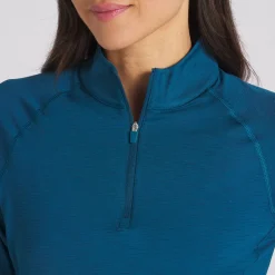Puma Ladies Golf Apparel^YOU-V oid 1/4 Zip Outerwear Puover Gof Appare