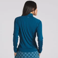 Puma Ladies Golf Apparel^YOU-V oid 1/4 Zip Outerwear Puover Gof Appare
