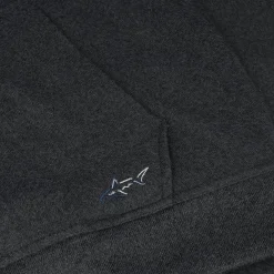 Greg Norman Mens Golf Apparel|Outerwear^hark Coection ab 1/4 Zip Hoodie Outerwear Puover Gof Appare