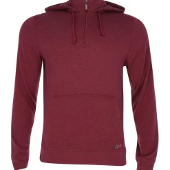Greg Norman Mens Golf Apparel|Outerwear^hark Coection ab 1/4 Zip Hoodie Outerwear Puover Gof Appare