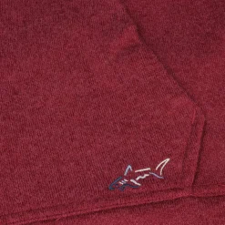 Greg Norman Mens Golf Apparel|Outerwear^hark Coection ab 1/4 Zip Hoodie Outerwear Puover Gof Appare
