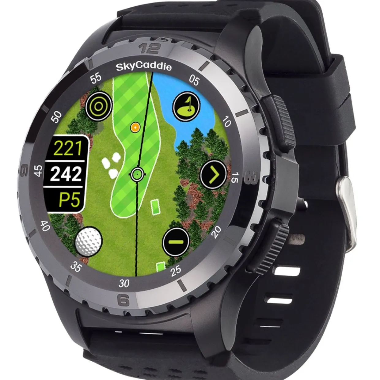 SkyGolf Golf Gps Watches|Golf Gps & Range Finders^SkyCaddie LX5 Ceramic Bezel Watch GPS/Range Finders