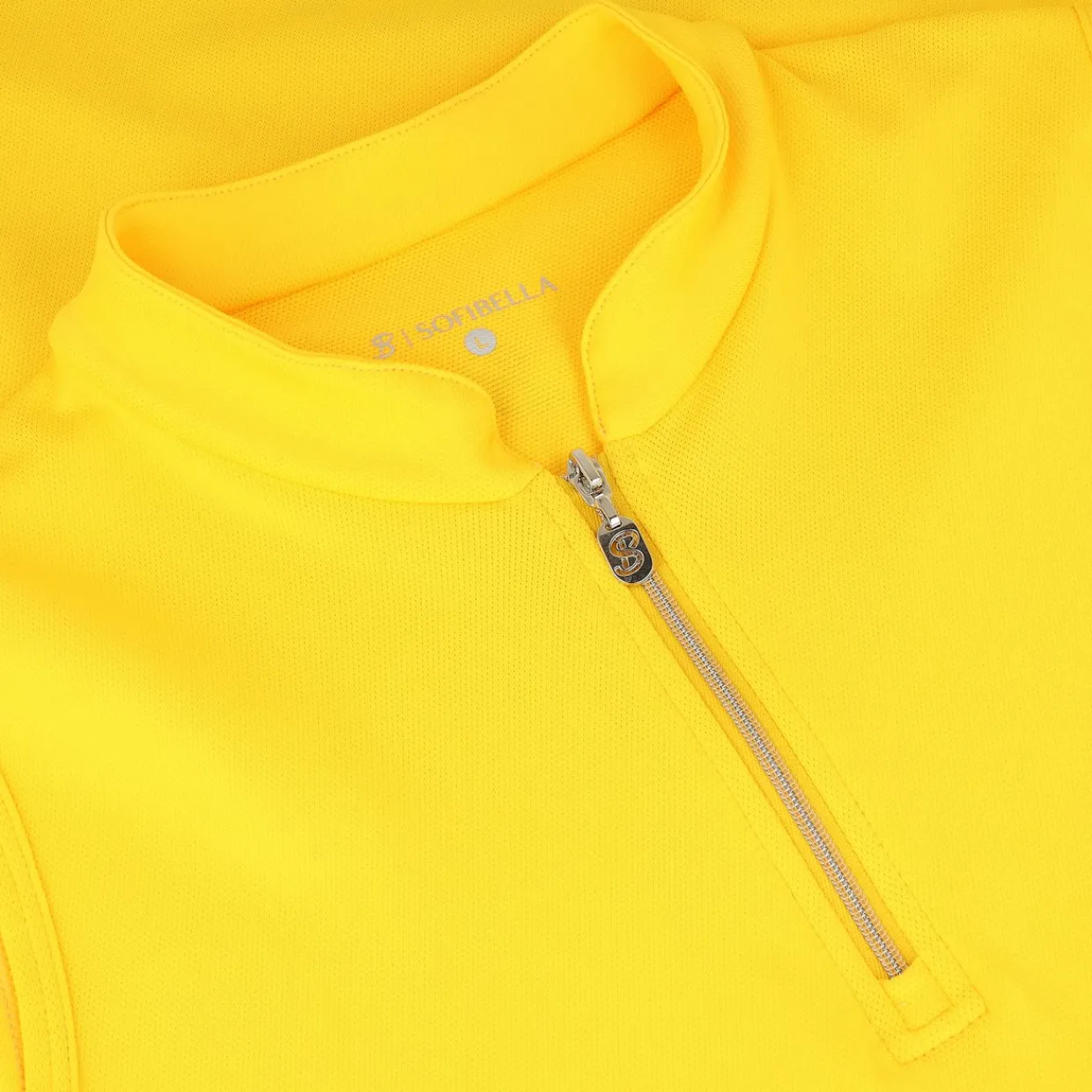 Sofibella Ladies Golf Apparel^Gof Coor eevee Zip hirt Poo hort eeve Gof Appare