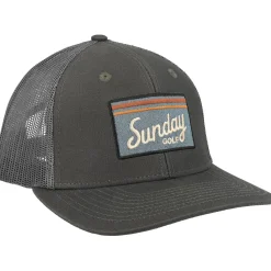 Kids Sunday Golf Golf Hats|Kids Golf Apparel^Sunday Patch Trucker Headwear Cap Golf Apparel