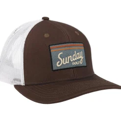Kids Sunday Golf Golf Hats|Kids Golf Apparel^Sunday Patch Trucker Headwear Cap Golf Apparel