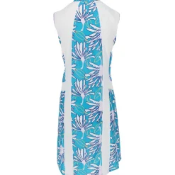 SwingDish Ladies Golf Apparel^Caudia Printed Dre Poo hort eeve Gof Appare