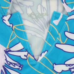 SwingDish Ladies Golf Apparel^Caudia Printed Dre Poo hort eeve Gof Appare