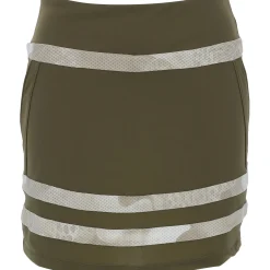 SwingDish Ladies Golf Apparel^Oive Kaki kort Reguar Gof Appare