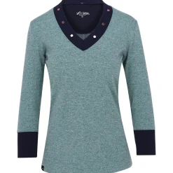 SwingDish Ladies Golf Apparel^Nea Top Outerwear Puover Gof Appare