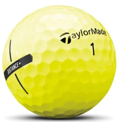 TaylorMade Alignment Stamped Golf Balls|Ladies Golf Balls^Distance+ Yellow Distance Golf Balls