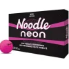 TaylorMade Ladies Golf Balls^Noodle Neon Pink Distance Golf Balls