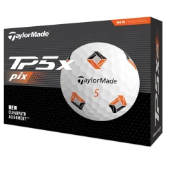 TaylorMade Alignment Stamped Golf Balls^TP5x Pix 3.0 Tour Golf Balls