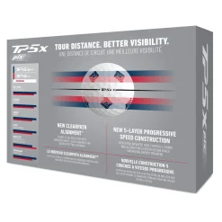 TaylorMade Alignment Stamped Golf Balls^TP5x Pix 3.0 USA Tour Golf Balls