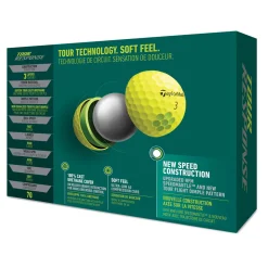 TaylorMade Ladies Golf Balls^Tour Response Yellow 2022 Tour Golf Balls
