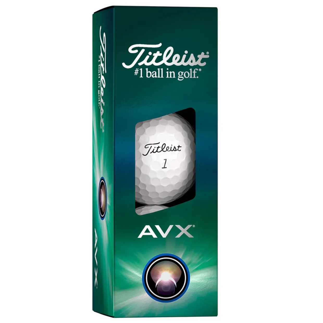 Titleist Alignment Stamped Golf Balls^AVX Distance Golf Balls