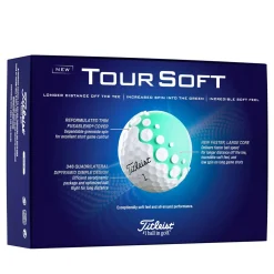 Titleist Alignment Stamped Golf Balls^Tour Soft Low Compression Golf Balls