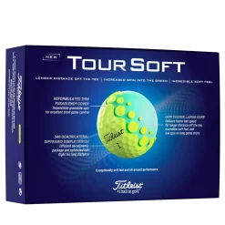 Titleist Alignment Stamped Golf Balls^Tour Soft Low Compression Golf Balls