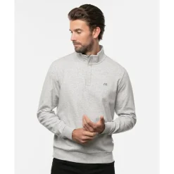 TravisMathew Outerwear|Mens Golf Apparel^Coud Quarter Zip 2.0 Outerwear Puover Gof Appare