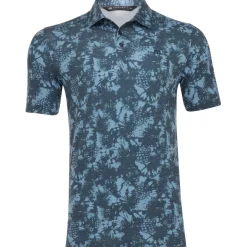 TravisMathew Mens Golf Apparel|Golf Shirts^Featherweight Pineappe Peae hirt Poo hort eeve Gof Appare