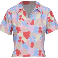 TravisMathew Ladies Golf Apparel^Deco Ditrict hirt Poo hort eeve Gof Appare