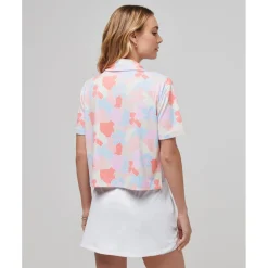 TravisMathew Ladies Golf Apparel^Deco Ditrict hirt Poo hort eeve Gof Appare