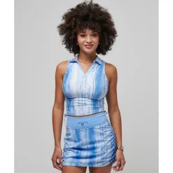 TravisMathew Ladies Golf Apparel^at Air Don't Care hirt Poo hort eeve Gof Appare