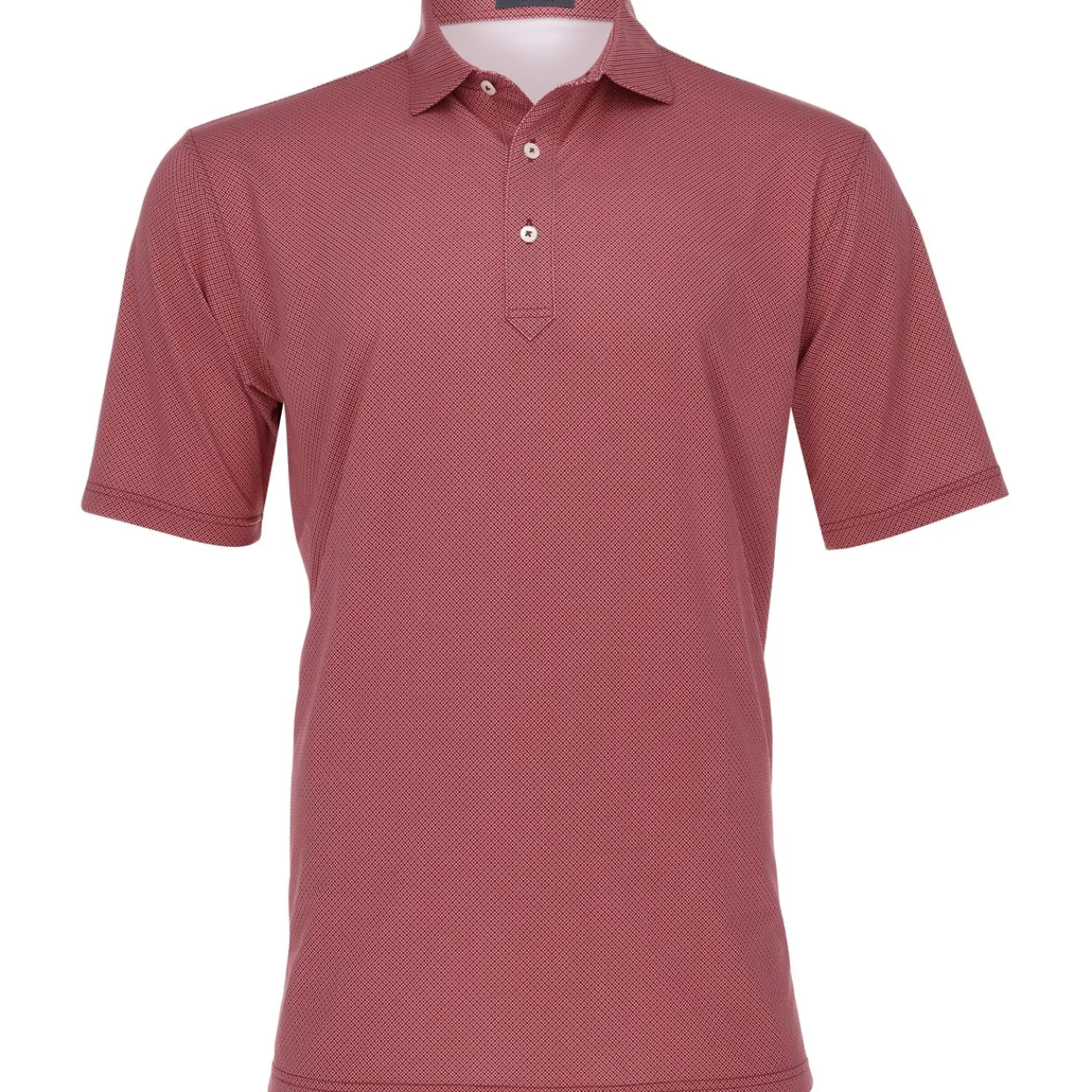 Turtleson Mens Golf Apparel|Golf Shirts^Carence ini Diaond Jacquard Perforance hirt Poo hort eeve Gof Appare