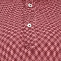 Turtleson Mens Golf Apparel|Golf Shirts^Carence ini Diaond Jacquard Perforance hirt Poo hort eeve Gof Appare