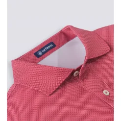 Turtleson Mens Golf Apparel|Golf Shirts^Carence ini Diaond Jacquard Perforance hirt Poo hort eeve Gof Appare