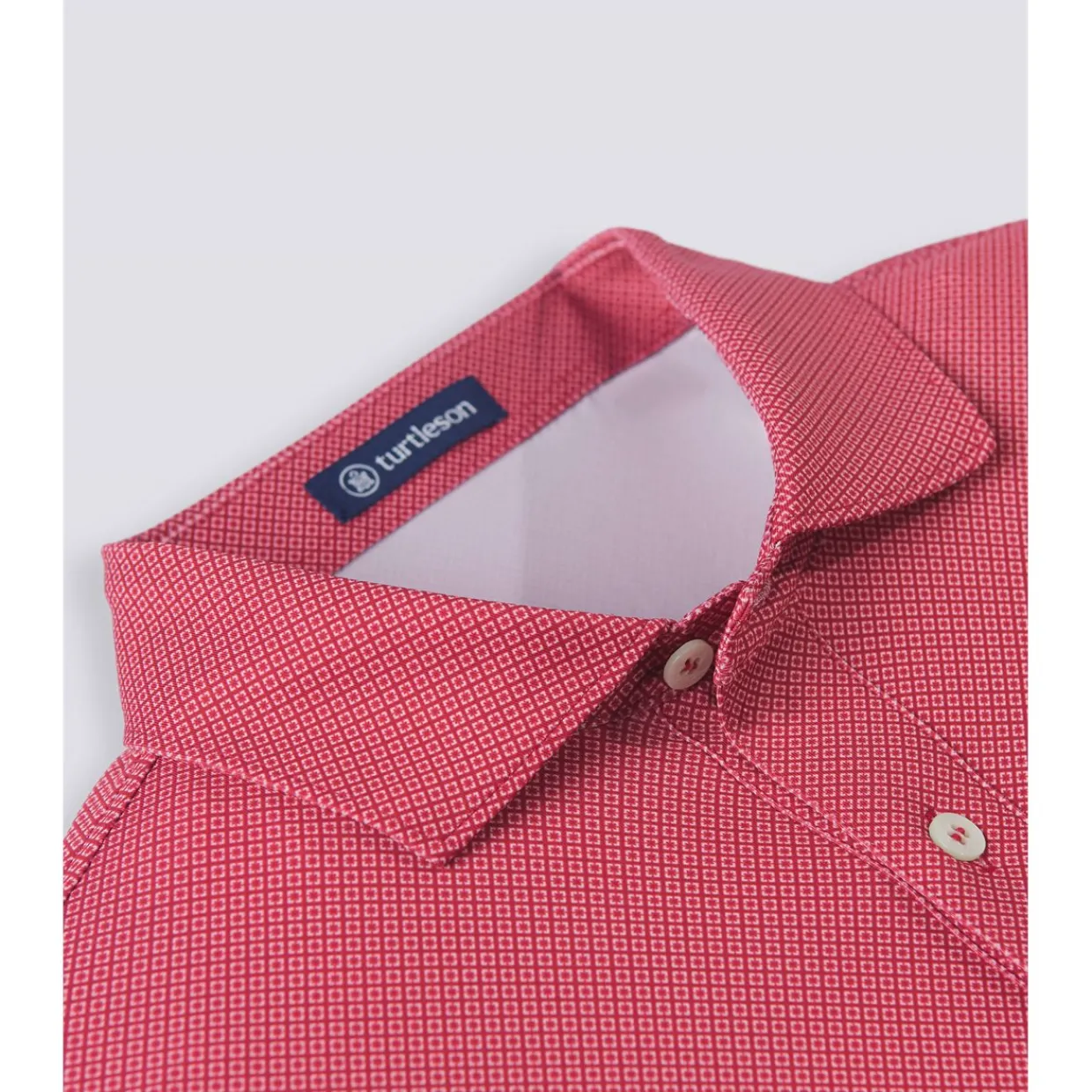 Turtleson Mens Golf Apparel|Golf Shirts^Carence ini Diaond Jacquard Perforance hirt Poo hort eeve Gof Appare
