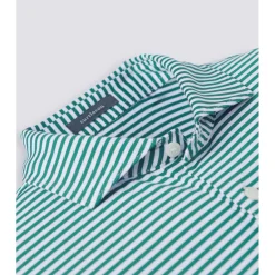 Turtleson Mens Golf Apparel|Golf Shirts^Cooper tripe Perforance hirt Poo hort eeve Gof Appare