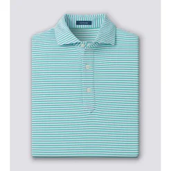 Turtleson Mens Golf Apparel|Golf Shirts^Dean tripe Perforance hirt Poo hort eeve Gof Appare