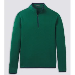 Turtleson Outerwear|Mens Golf Apparel^Erwin Quited 1/4 Zip Outerwear Puover Gof Appare