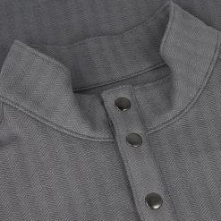 Turtleson Outerwear^Troy Herringbone 1/4 nap Outerwear Puover Gof Appare