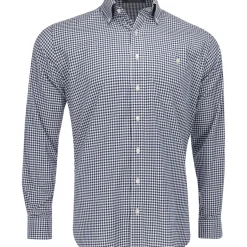 Turtleson Golf Shirts^Barrett Gingha hirt Dre Gof Appare